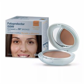 PROTETOR SOLAR FACIAL EM PÓ COMPACTO ISDIN BRONZE FPS50 10G