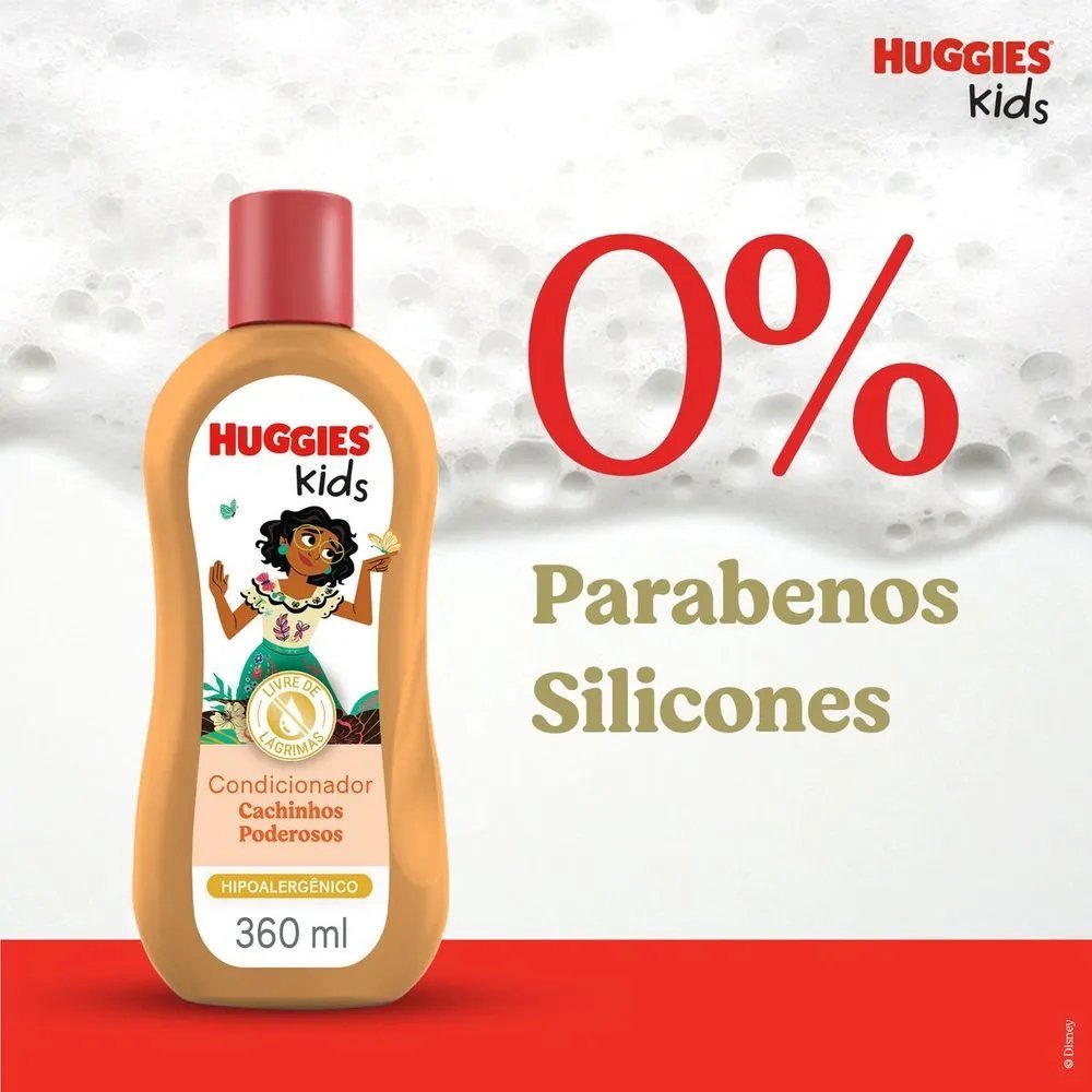 Condicionador Infantil Huggies Kids Cachinhos Poderosos 360ml