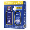 KIT CREME HIDRATANTE CORPORAL NIVEA MILK 200ML + SABONETE LÍQUIDO CREME CARE 250ML