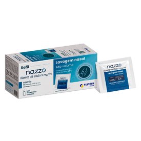 NAZZO 0,9% LAVAGEM NASAL ALTO VOLUME REFIL 30 SACHÊS