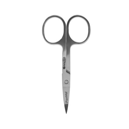 TESOURA PARA UNHAS DE PONTA RETA INOX 8.7CM CROMADO PANVEL