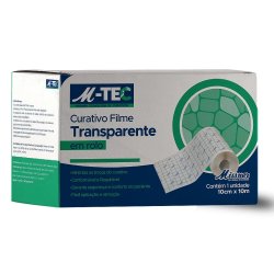 Curativo Filme Transparente Em Rolo Missner 10cm X 10m