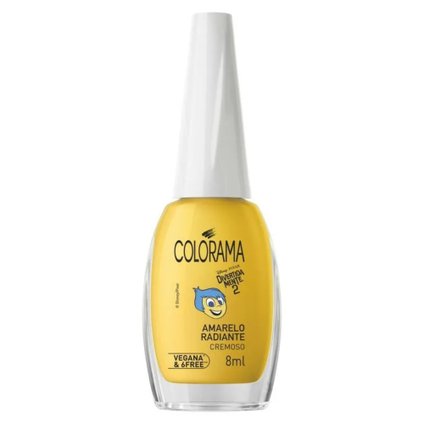 ESMALTE COLORAMA AMARELO RADIANTE DIVERTIDAMENTE 8ML 