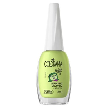 ESMALTE COLORAMA VERDINHO ENJOADO DIVERTIDAMENTE 8ML