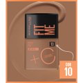 BASE LÍQUIDA MAYBELLINE FIT ME FRESH TINT COM VITAMINA C FPS 50 COR 10 30ML