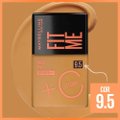 BASE LÍQUIDA MAYBELLINE FIT ME FRESH TINT COM VITAMINA C FPS 50 COR 9,5 30ML
