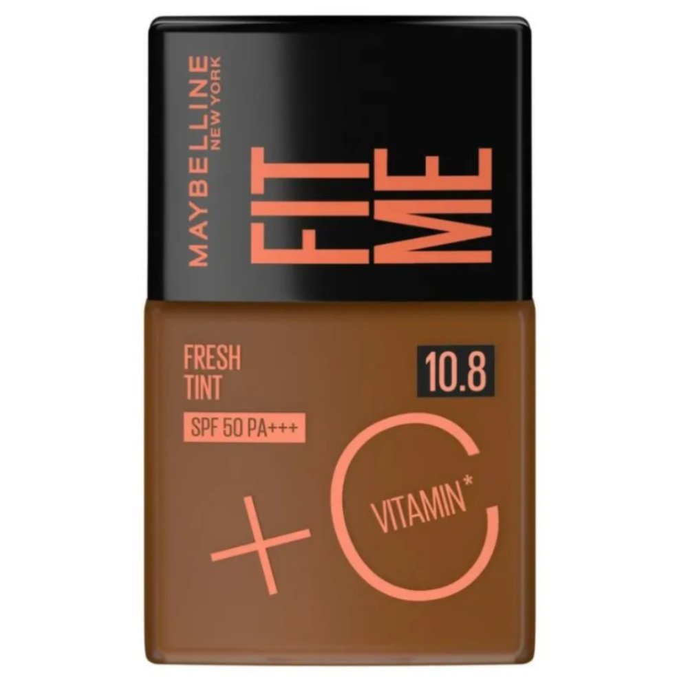 Base Líquida Maybelline Fit Me Fresh Tint Com Vitamina C Fps 50 Cor 10,8 30ml