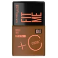 BASE LÍQUIDA MAYBELLINE FIT ME FRESH TINT COM VITAMINA C FPS 50 COR 10,8 30ML
