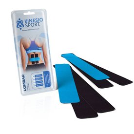 BANDAGEM ELÁSTICA ADESIVA KINESIO SPORT PRÉ-CORTADA LOMBAR
