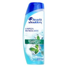 SHAMPOO ANTICASPA HEAD  SHOULDERS LIMPEZA REFRESCANTE 200 ML