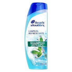 SHAMPOO ANTICASPA HEAD SHOULDERS LIMPEZA REFRESCANTE 400 ML