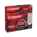 KIT CREME DENTAL COLGATE LUMINOUS WHITE CARVÃO ATIVADO 70G COM 3 UNIDADES