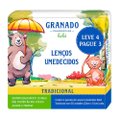 LENÇOS UMEDECIDOS GRANADO BEBÊ TRADICIONAL LEVE 4 PAGUE 3 COM 50 UNIDADES CADA