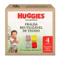 FRALDA REUTILIZÁVEL HUGGIES ECO PROTECT 4 UNIDADES