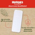 KIT REUTILIZÁVEL 1 FRALDA + 2 ABSORVENTES HUGGIES ECO PROTECT VERMELHO