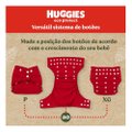 KIT REUTILIZÁVEL 1 FRALDA + 2 ABSORVENTES HUGGIES ECO PROTECT VERMELHO