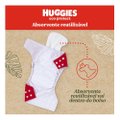 KIT REUTILIZÁVEL 1 FRALDA + 2 ABSORVENTES HUGGIES ECO PROTECT VERMELHO