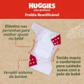 KIT REUTILIZÁVEL 1 FRALDA + 2 ABSORVENTES HUGGIES ECO PROTECT LISTRADO