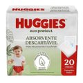 ABSORVENTE DESCARTÁVEL HUGGIES ECO PROTECT 20 UNIDADES