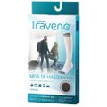 MEIA COMPRESSÃO VIAGEM 170 TRAVENO PANTURRILHA UNISEX PONTEIRA FECHADA EXTRA PEQUENA PRETA
