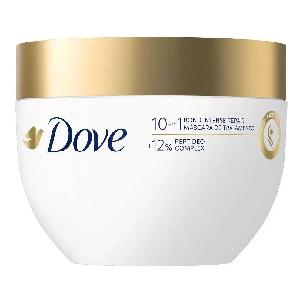 Máscara De Tratamento Capilar 10 Em 1 Dove Bond Repair + Peptídeo Expert Em Danos 250g