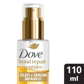 ÓLEO E SÉRUM CAPILAR BIFÁSICO DOVE BOND REPAIR + PEPTÍDEO 110ML