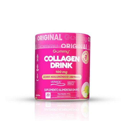 SUPLEMENTO ALIMENTAR GUMMY COLÁGENO MAÇÃ VERDE 200G