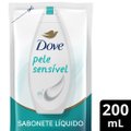 Kit Sabonete Líquido Dove Pele Sensível Refil 200Ml 2 unidades