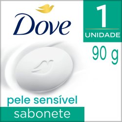Sabonete Em Barra Dove Pele Sensível 90g