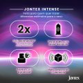 PRESERVATIVO JONTEX LUBRIFICADO INTENSE COM 4 UNIDADES