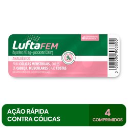 Luftafem Analgésico 4 Comprimidos
