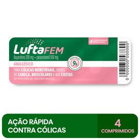 LUFTAFEM ANALGÉSICO 4 COMPRIMIDOS