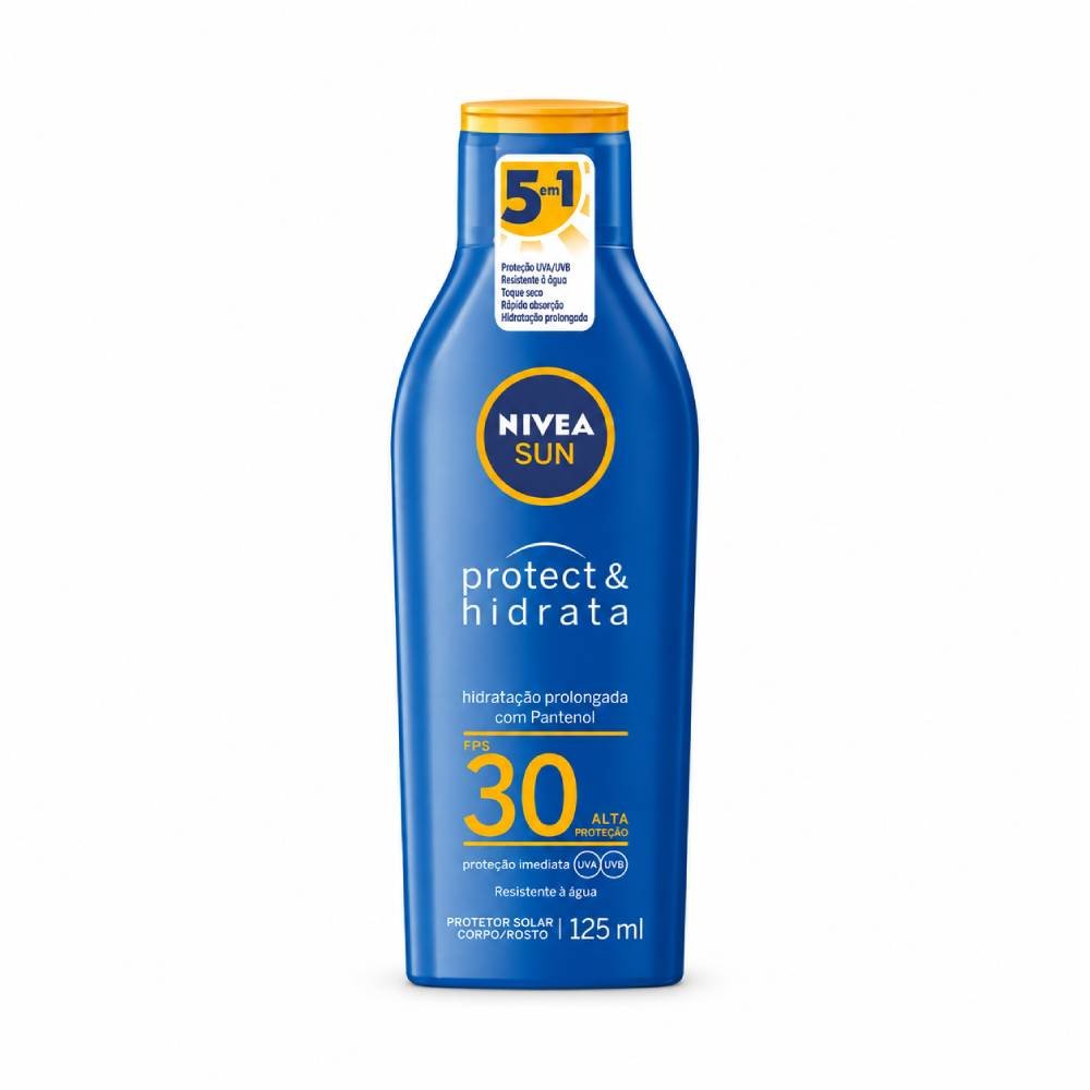 Protetor Solar Nivea Sun Protect  Hidrata Fps 30 125ml
