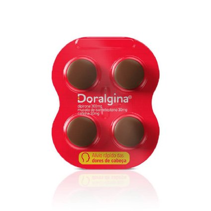 ANALGÉSICO DORALGINA BLISTER 4 COMPRIMIDOS