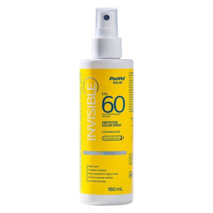 PROTETOR SOLAR CORPORAL SPRAY INVISIBLE PANVEL FPS60 180ML