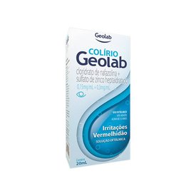 COLÍRIO GEOLAB 0,15MG + 0,03MG SOLUÇÃO OFTÁLMICA 20ML