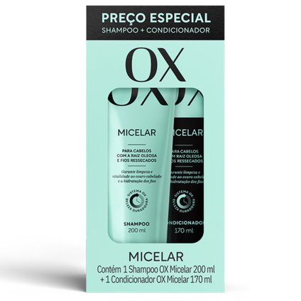 KIT OX MICELAR SHAMPOO 200ML + CONDICIONADOR 170ML