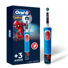 ESCOVA DENTAL ELÉTRICA INFANTIL ORAL-B SPIDERMAN BIVOLT
