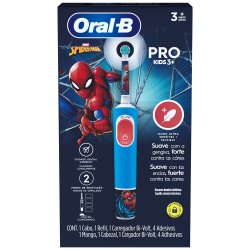 Escova Dental Elétrica Infantil Oral-b Spiderman Bivolt