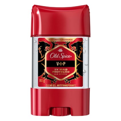 DESODORANTE ANTITRANSPIRANTE EM GEL OLD SPICE VIP 80G