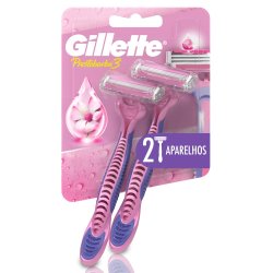 Aparelho De Depilação Descartável Gillette Prestobarba3 2 Unidades