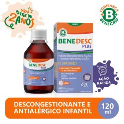 Descongestionante Benedesc Plus Xarope Sabor Uva 120ml