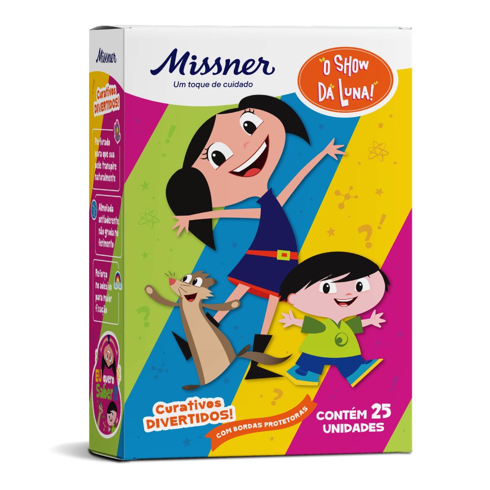 Curativo Flexível Missner Show Da Luna 25 Unidades