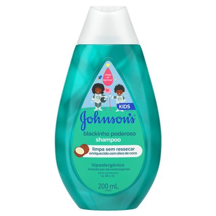 SHAMPOO JOHNSONS KIDS BLACKINHO PODEROSO 200ML