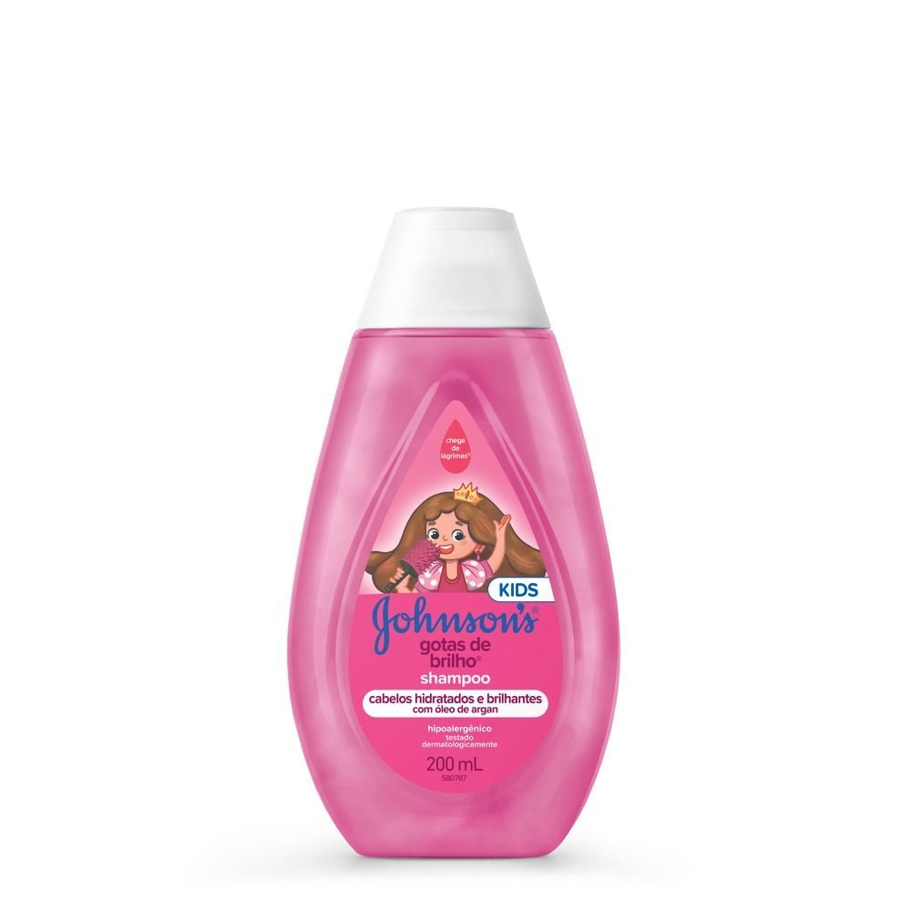Shampoo Johnsons Kids Gotas De Brilho 200ml