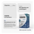 DIMAG - DIMAGNÉSIO MALATO 400MG MAXINUTRI 60 CÁPSULAS