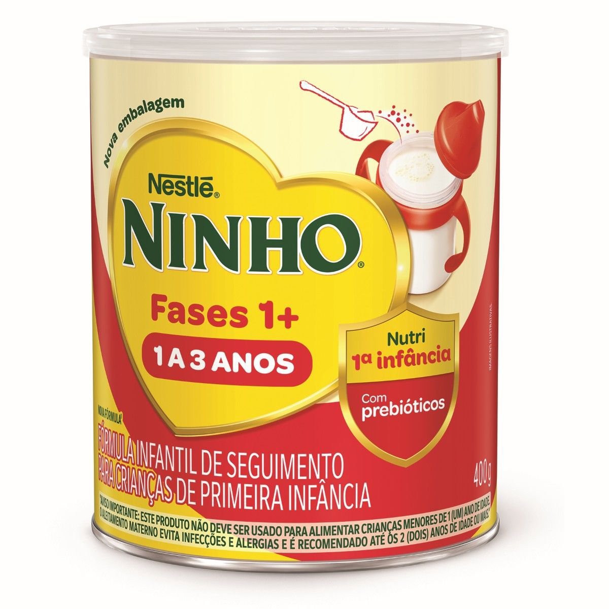 Fórmula Infantil De Primeira Infância Ninho Fases 1+ 400g