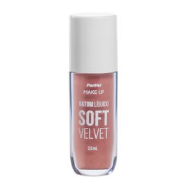 BATOM LÍQUIDO SOFT VELVET ROSA PODEROSO PANVEL MAKE UP 3,5ML