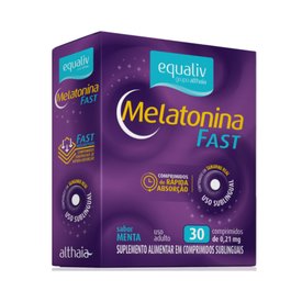 EQUALIV MELATONINA 0,21MG 30 COMPRIMIDOS SUBLINGUAIS