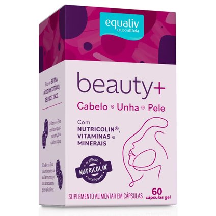 EQUALIV BEAUTY+ CABELO, UNHA E PELE 60 CÁPSULAS GEL